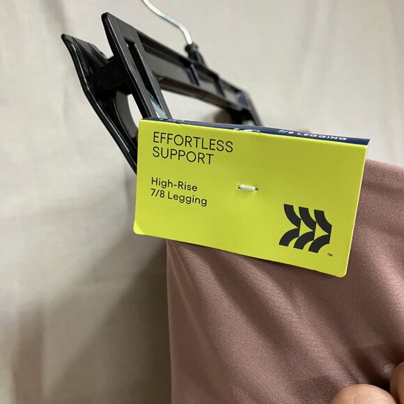 All In Motion Women's Large Light Brown Everyday Soft High-Rise Ribbed Leggings - Picture 7 of 15